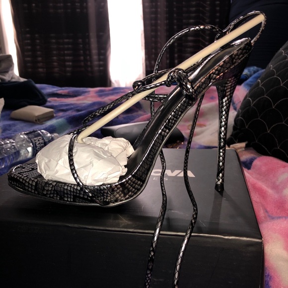 Snake Skin Heels - Picture 2 of 3